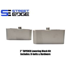 Street Edge 2 Universal Extruded Aluminum Lowering Block w/ 2 Degree Angle Complete Kit