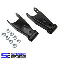 Street Edge 04-13 Ford F-150 Half Ton 3 Rear Lowering Shackle Set